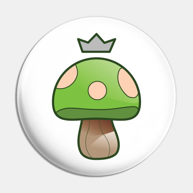 POWER MUSHROOM - GREEN Pin by JOVENISM