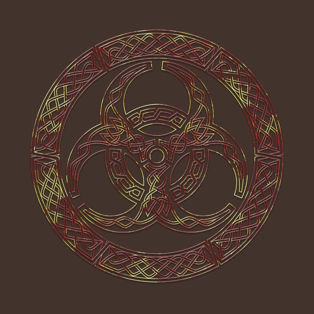 Celtic Knot - Mandala - Bio-hazard by Megrasaurous