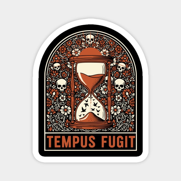 Tempus Fugit – No.03 Magnet by Designed By Marty