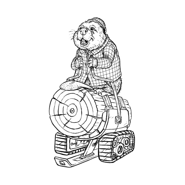 Big Log Hauler by AJIllustrates