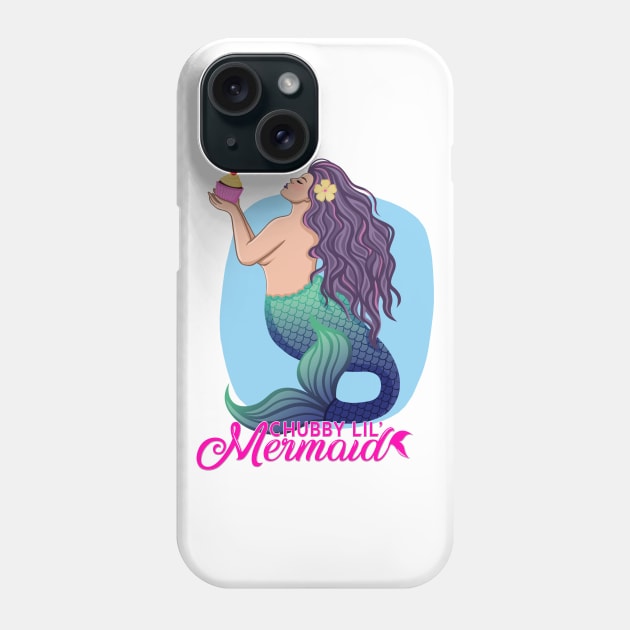 Chubby Lil Logo Phone Case by Chubby Lil Mermaid Bakery