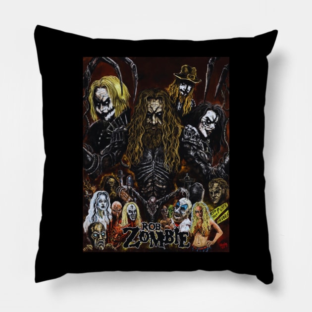 Rob Zombie new 10 Pillow by RyuZen