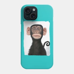 Disinterested Monkey without Drawing Phone Case