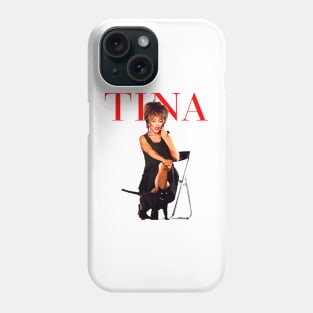 Retro Tina Turner With Cat Phone Case