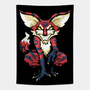 Red Tiger Gremlin Fox Tapestry