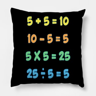 Beginning With Mathematical Operations Pillow