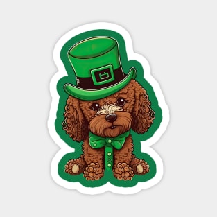 Poodle St. Patrick's day Magnet