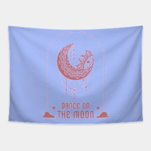 dance on the moon celestial Tapestry