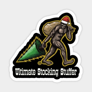 Bigfoot Santa Magnet