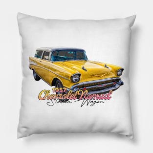 1957 Chevrolet Nomad Station Wagon Pillow