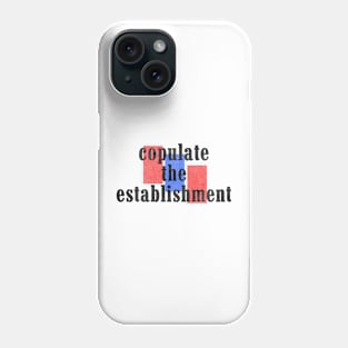 Copulate the establishment vintage f the police vintage Phone Case