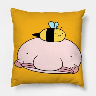 Bumblebee and Blobfish Pillow