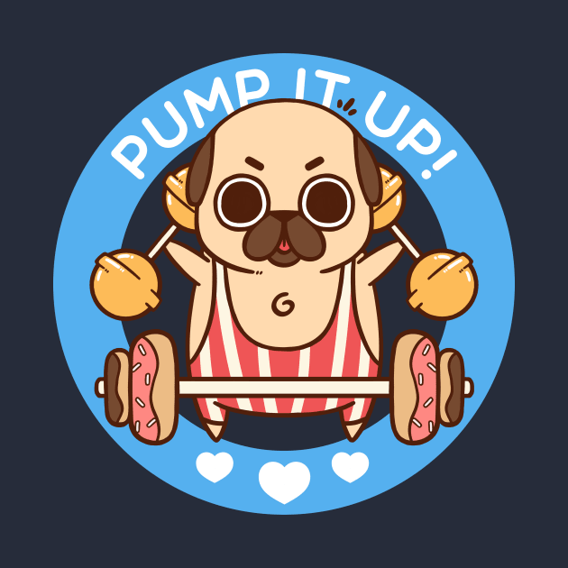 Pump It Up Puglie by Puglie Pug 