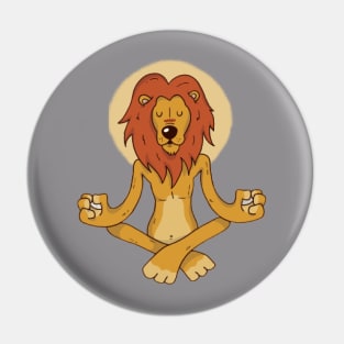 LION YOGA Pin