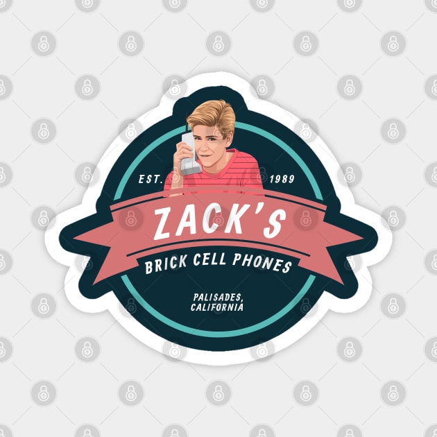 Zack's Brick Cell Phones Est. 1989 Magnet by BodinStreet