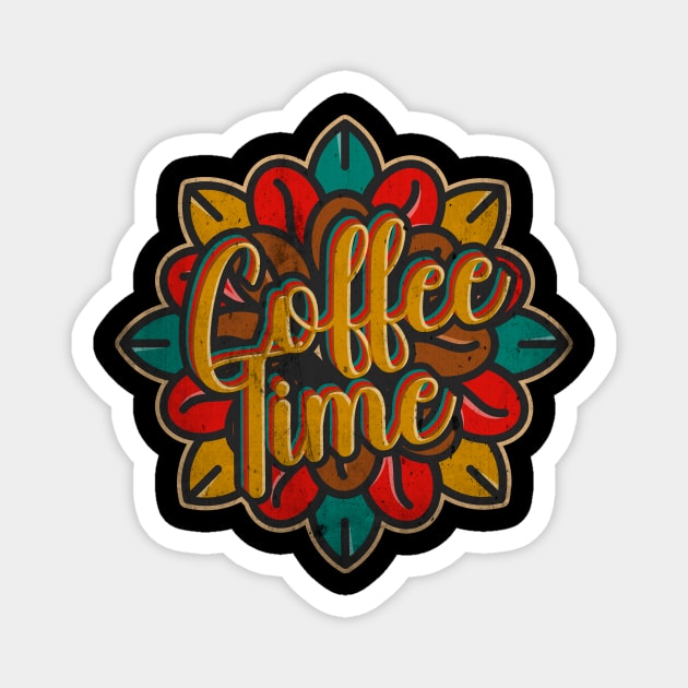 Coffee Time Magnet by Testeemoney Artshop