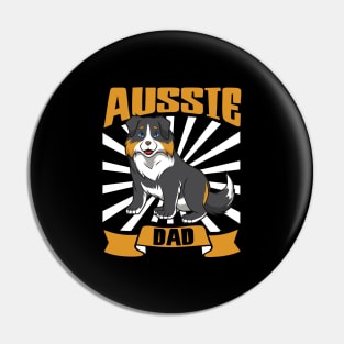 Aussie Dad - Australian Shepherd Pin