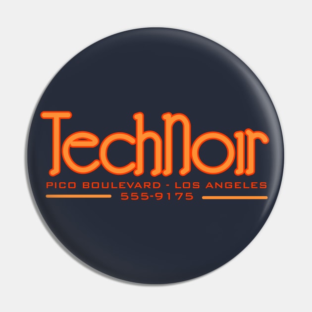 Technoir Pico Boulevard Los Angeles Pin by Meta Cortex