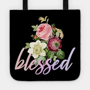 Blessed Floral Tote