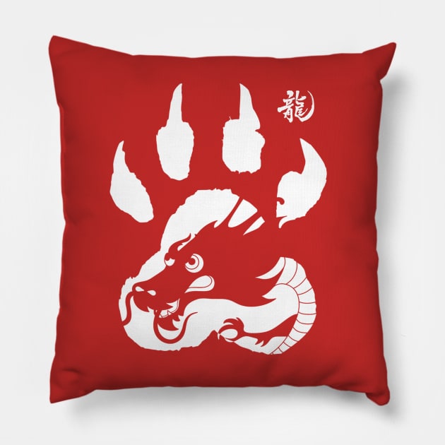 Lunar Year 2024 Year Of The Dragon 2024 Pillow by Danemilin