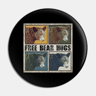 FREE BEAR HUGS Pin