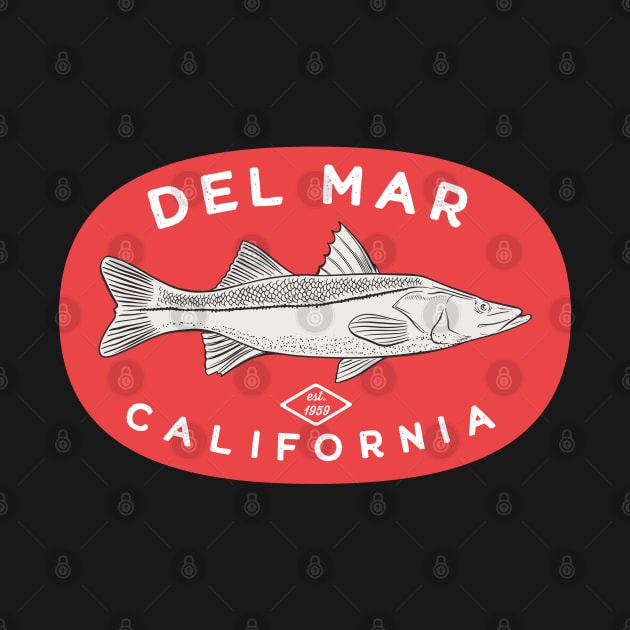 Del Mar California Fishing by Eureka Shirts