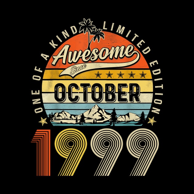 Awesome Since October 1999 Vintage 24th Birthday by Benko Clarence