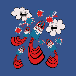 Firecracker Rockets Pop T-Shirt