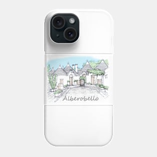 Alberobello-trulli-Puglia Phone Case