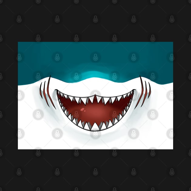 Shark mask omnomnom by slifertheskydragon