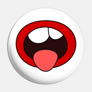 Silly mouth 2 Pin