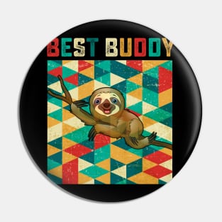 Best Buddy Sloth Pin