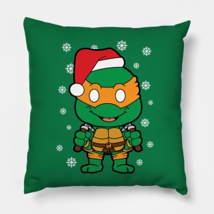 Michaelangelo Christmas Pillow