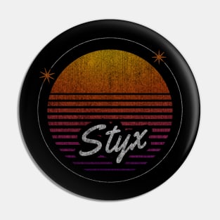 styx retro dark moon Pin