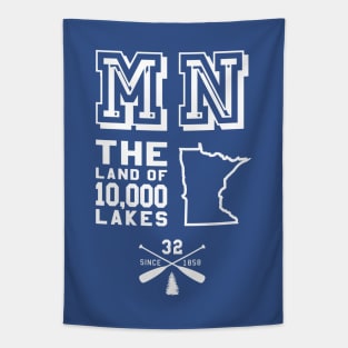 Minnesota MN Land of 10,000 Lakes Tapestry