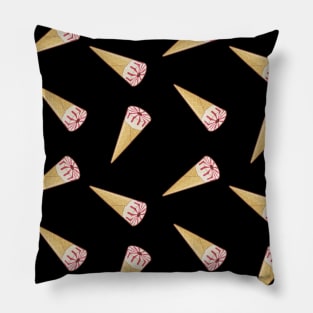 Ice Cream Cone Pattern Pillow