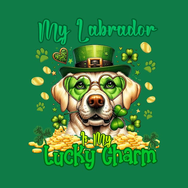 St.Patrick's Day My Labeador Is My Lucky Charm by zsay