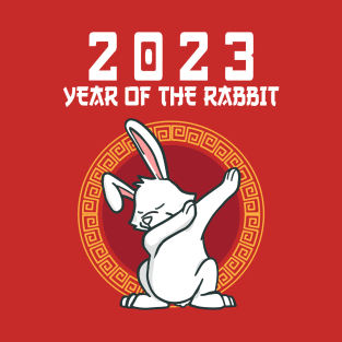 Dabbing Rabbit Year Of The Rabbit Chinese New Year 2023 T-Shirt