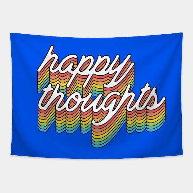 happy thoughts Tapestry by Heyday Threads