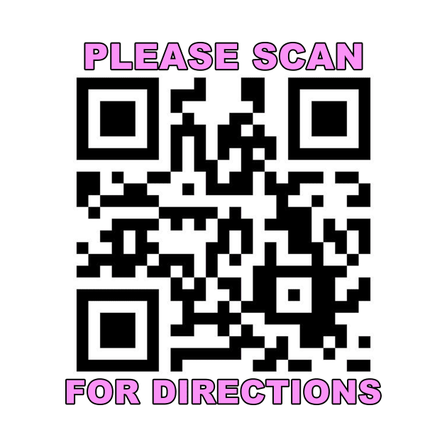 Rickroll qr Please scan for directions joke meme by Captain-Jackson