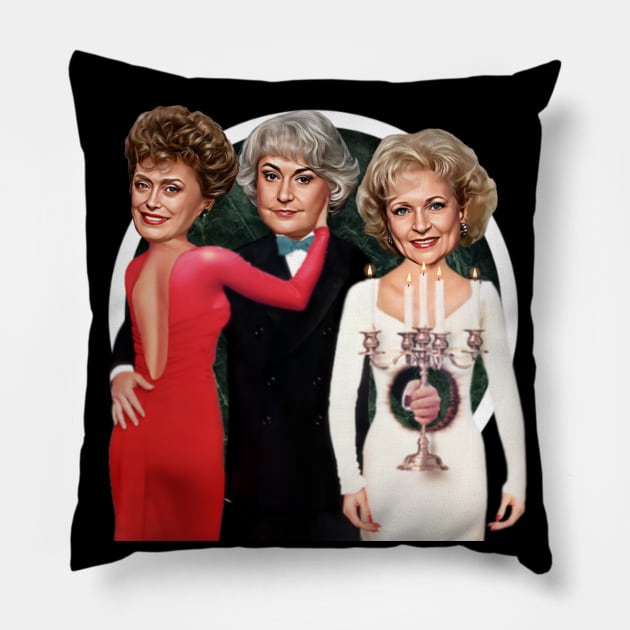 Golden Girls - Death Becomes Her Pillow by Indecent Designs