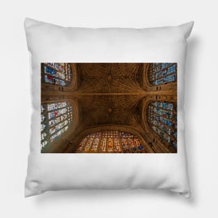 The Fan Vaulted Ceiling of King's College Pillow