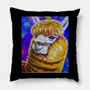 Abstract Alpaca Pillow