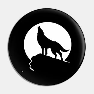 Howling Wolf Pin