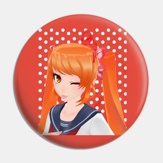 Winking Osana-Chan Art model by nyehnyehnyehmeow Pin by gruizhtml