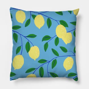 Lemon tree branches Pillow