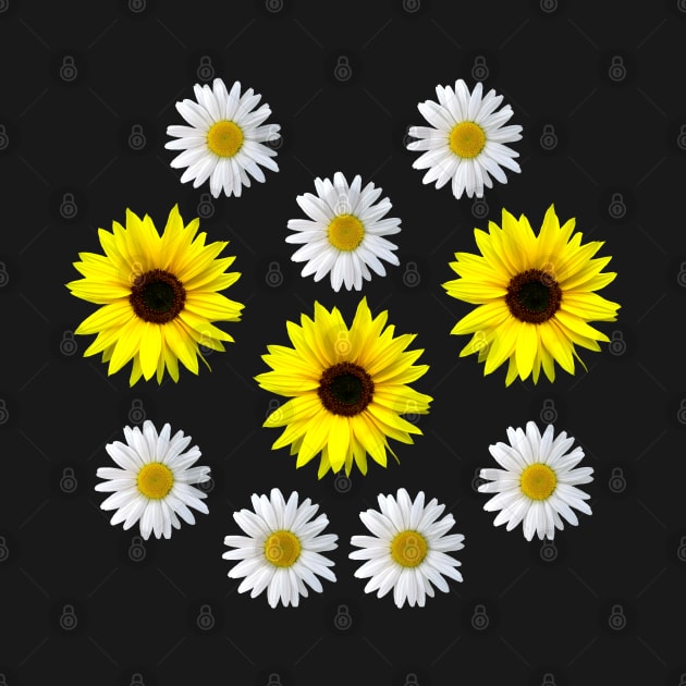 Sunflower Flower Daisy daisies Pattern Sunflowers by rh_naturestyles