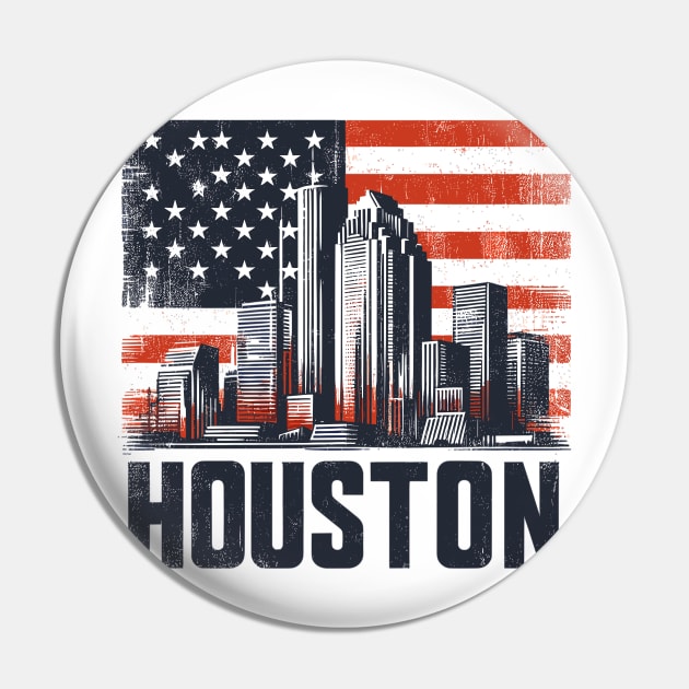 Houston Pin by Vehicles-Art