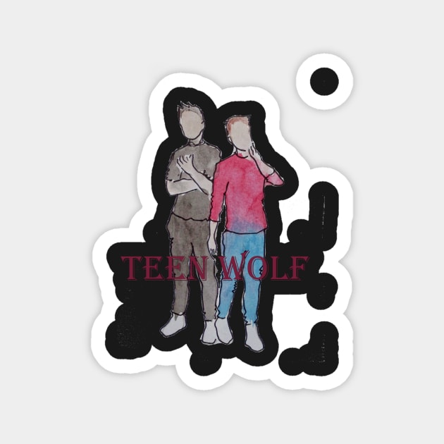 Teen wolf Magnet by Lizuza