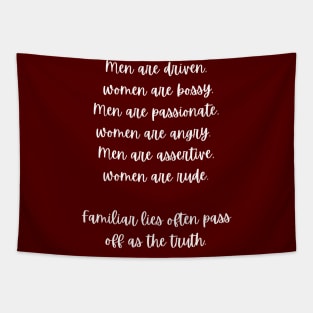 Feminism quote Tshirt Tapestry